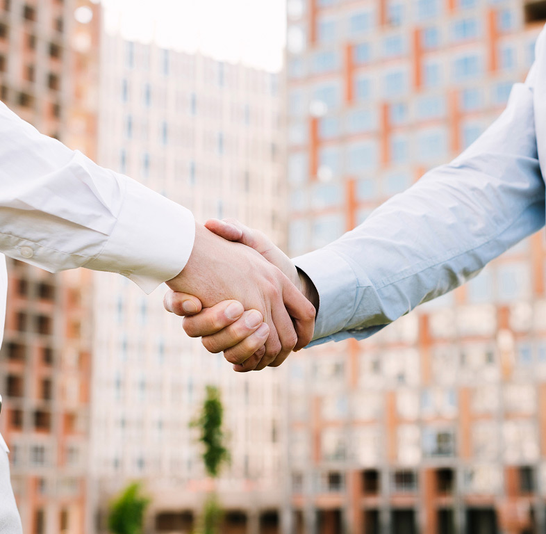 Business handshake