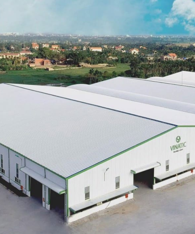 Vinatic recycling facility arial view